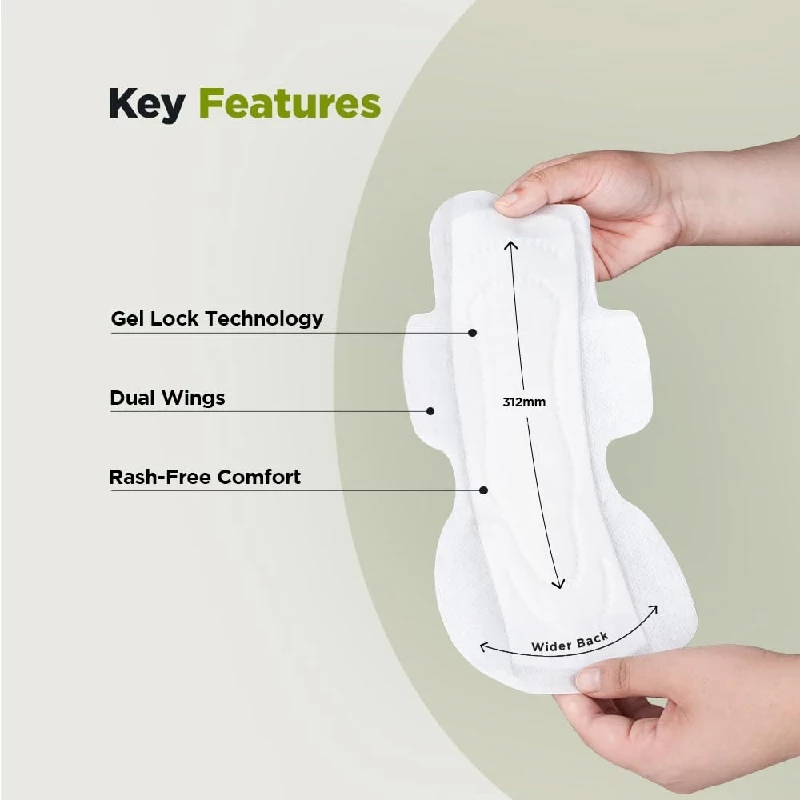 Pee Safe Ultra Thin Sanitary Pads, 12 Pads-4.webp